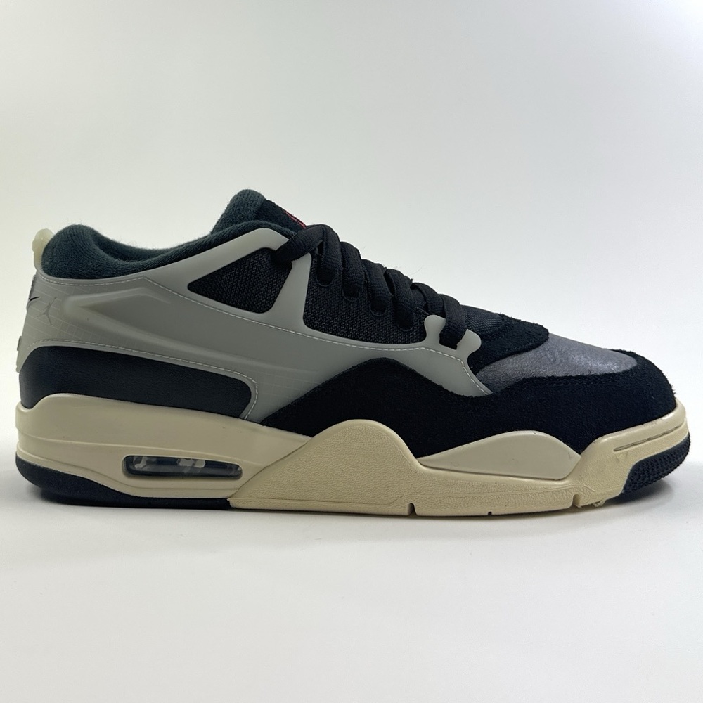 Nike Air Jordan 4 RM Black Sail White Mens Shoes Sneakers Athletic FQ7939-006